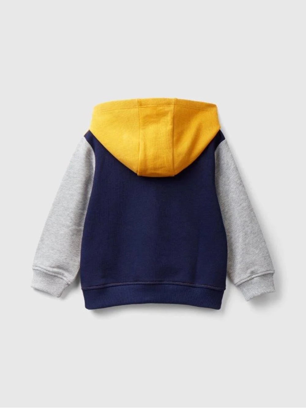 United Colors of Benetton Kids Colorblock Zip Hoodie 3-4Y 104cm - Picture 2 of 6